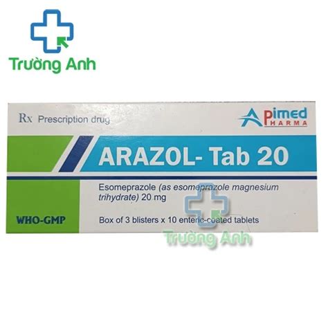 thuốc arazol tab 20